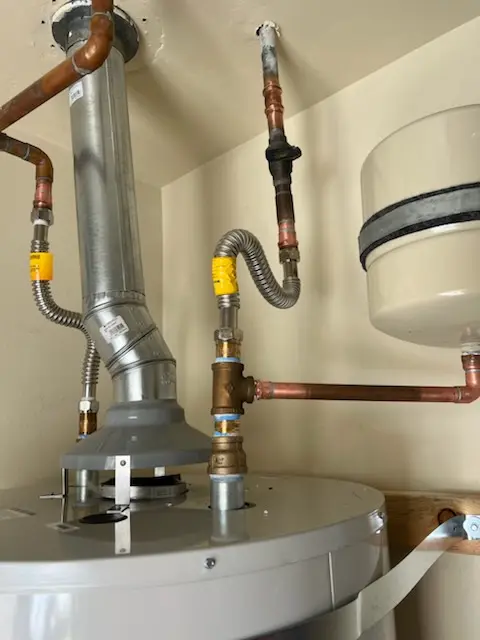 Water heater installation and plumbing repair in Flanders
